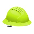 Pip Full Brim Hard Hat with HDPE Shell, 6-Point Polyester Suspension and Slip Ratchet Adjustment, OS,  280-EV6141-LY